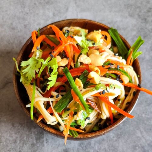 Enoki Mushrooms Salad